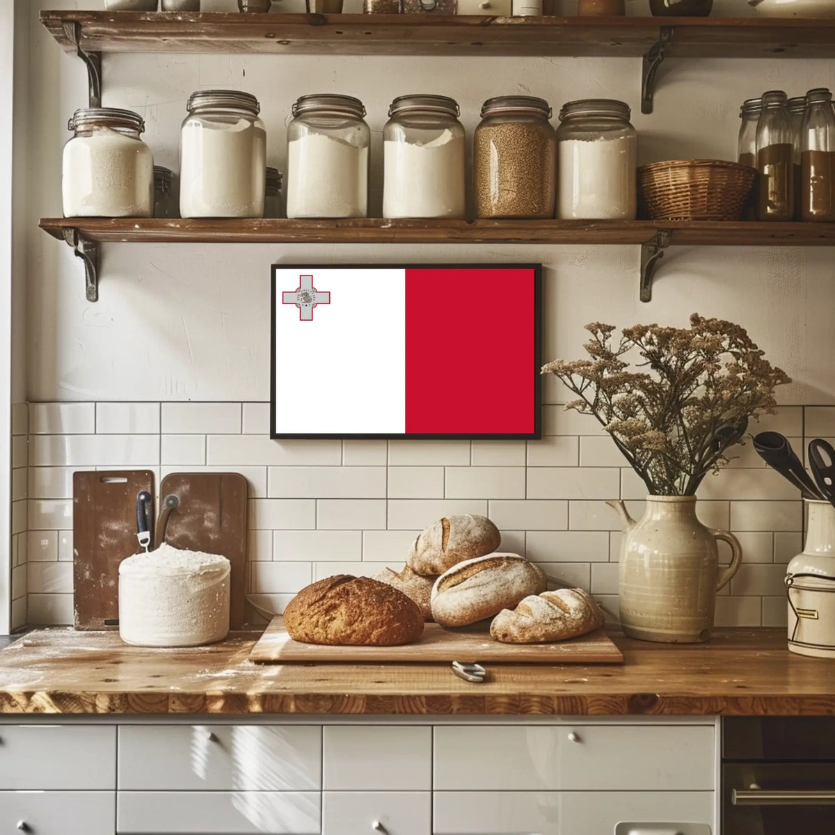 Malta Flag Poster
