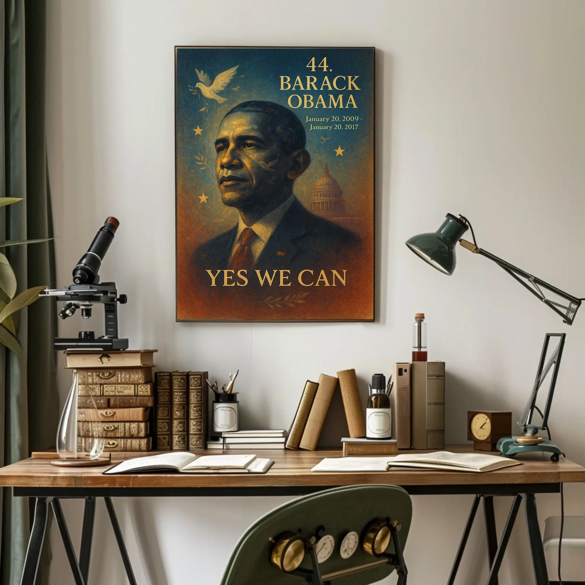 Barack Obama Inspirational and Iconic Historical or Presidential Poster