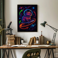 Cosmic Capybara Adventure Poster