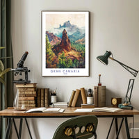 Scenic Landscapes of Gran Canaria Poster PosterGoat