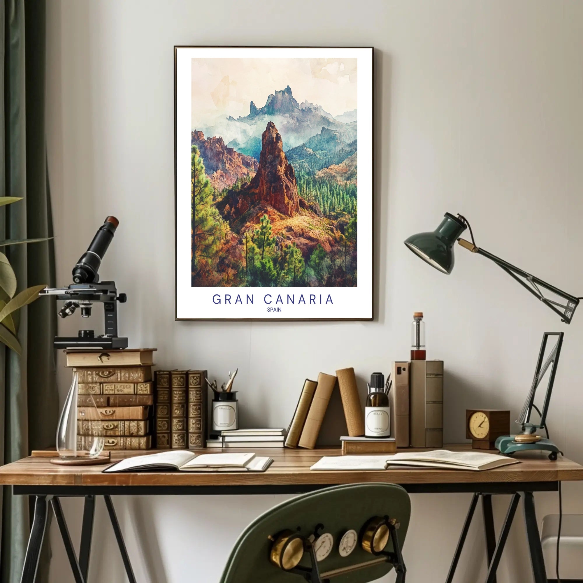 Scenic Landscapes of Gran Canaria Poster PosterGoat