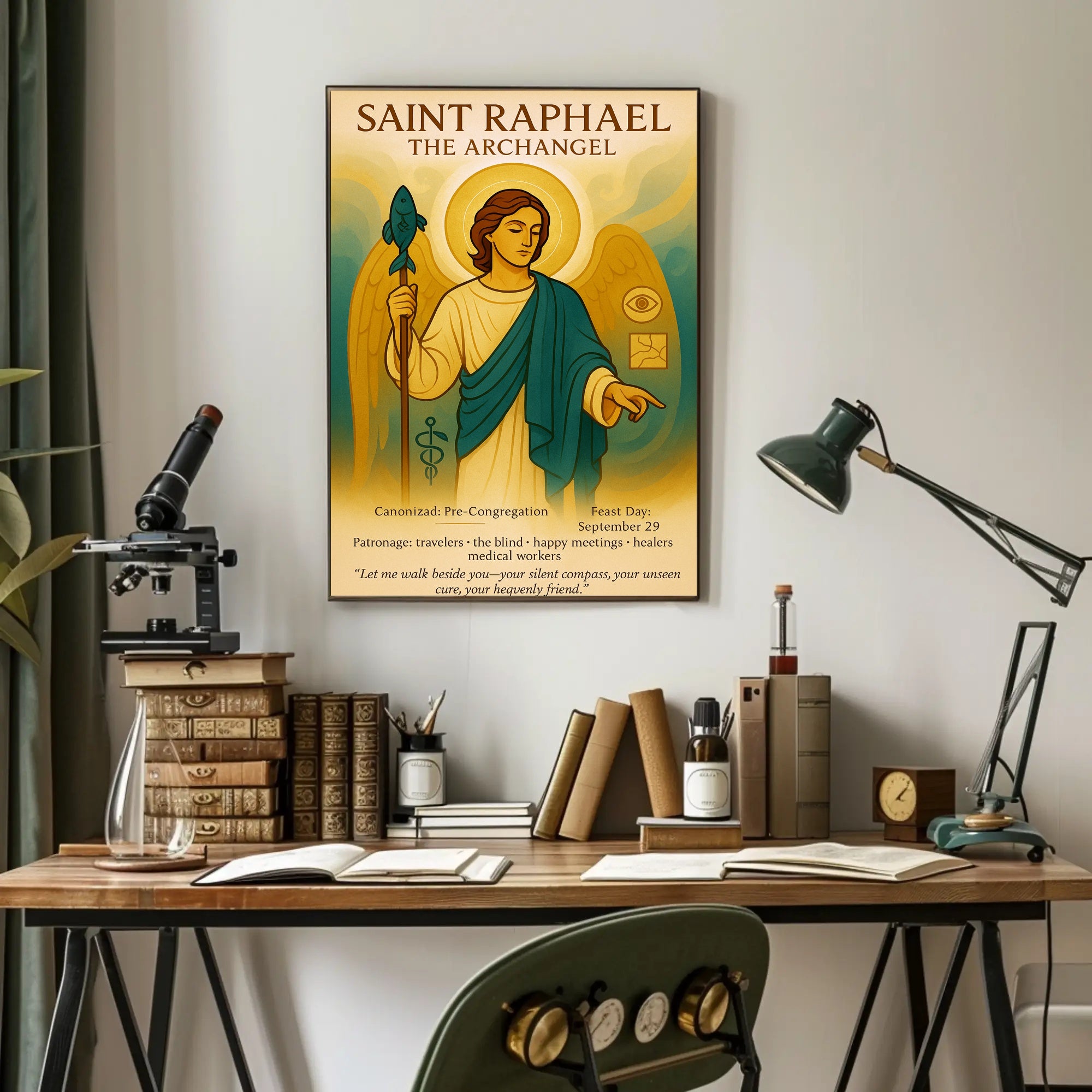 Saint Raphael the Archangel Poster PosterGoat