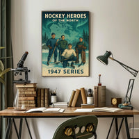 Hockey Heroes of the North 1947 Series Poster