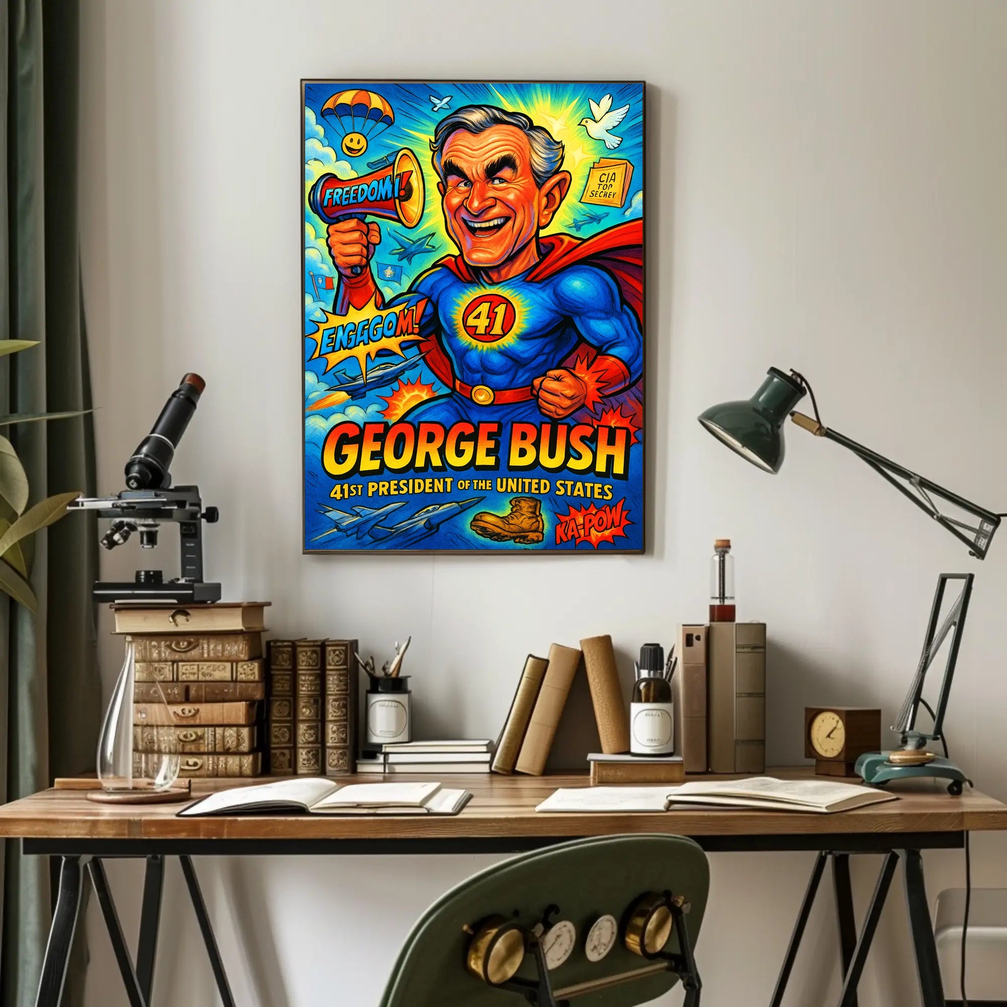 George Bush 41st President Poster PosterGoat