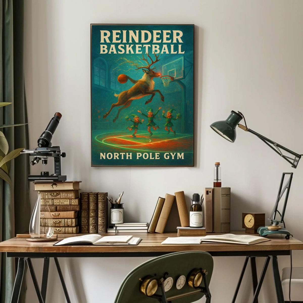 Reindeer Basketball Extravaganza Poster