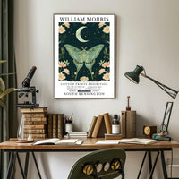 William Morris Cotton Prints Exhibition Poster