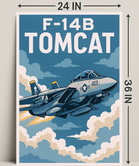 F-14B Tomcat Poster PosterGoat