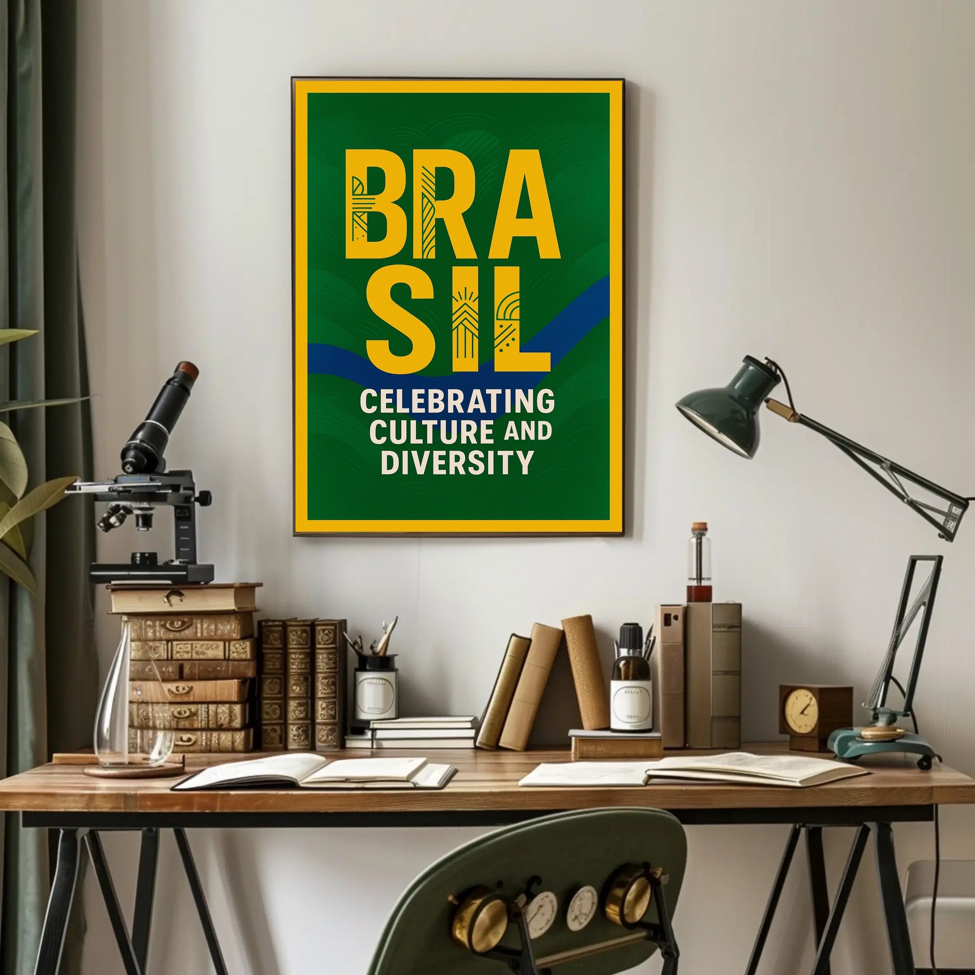 Celebrating Brazil Poster PosterGoat