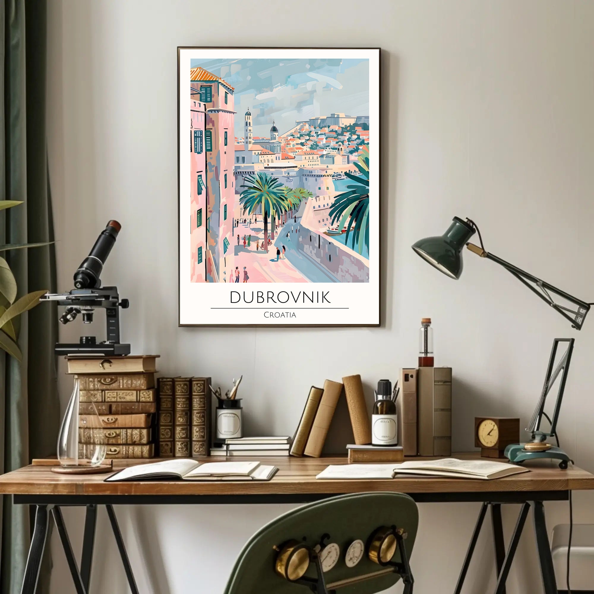 Dubrovnik Scenic View Poster PosterGoat