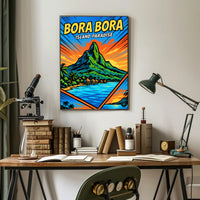 Bora Bora Island Paradise Poster