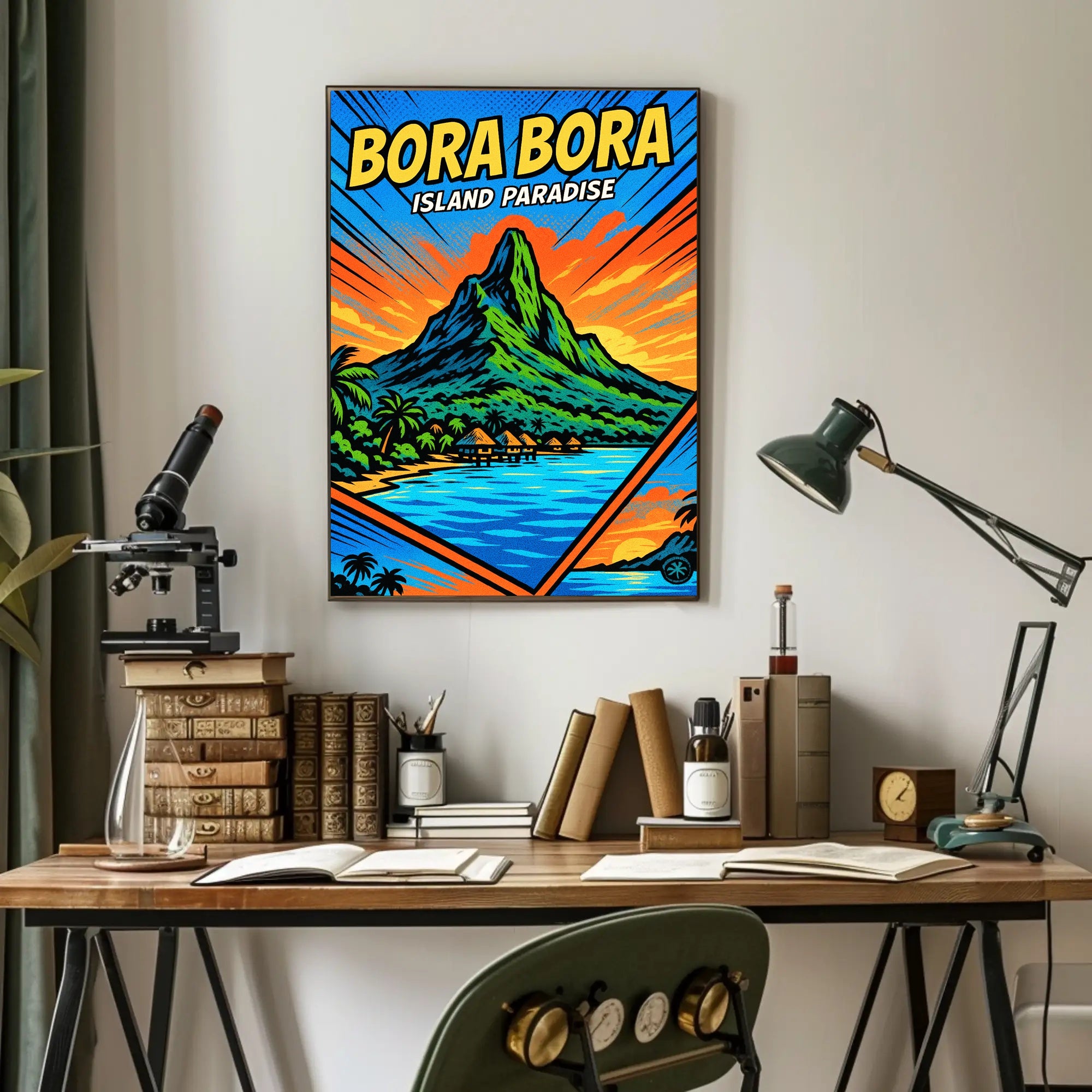 Bora Bora Island Paradise Poster