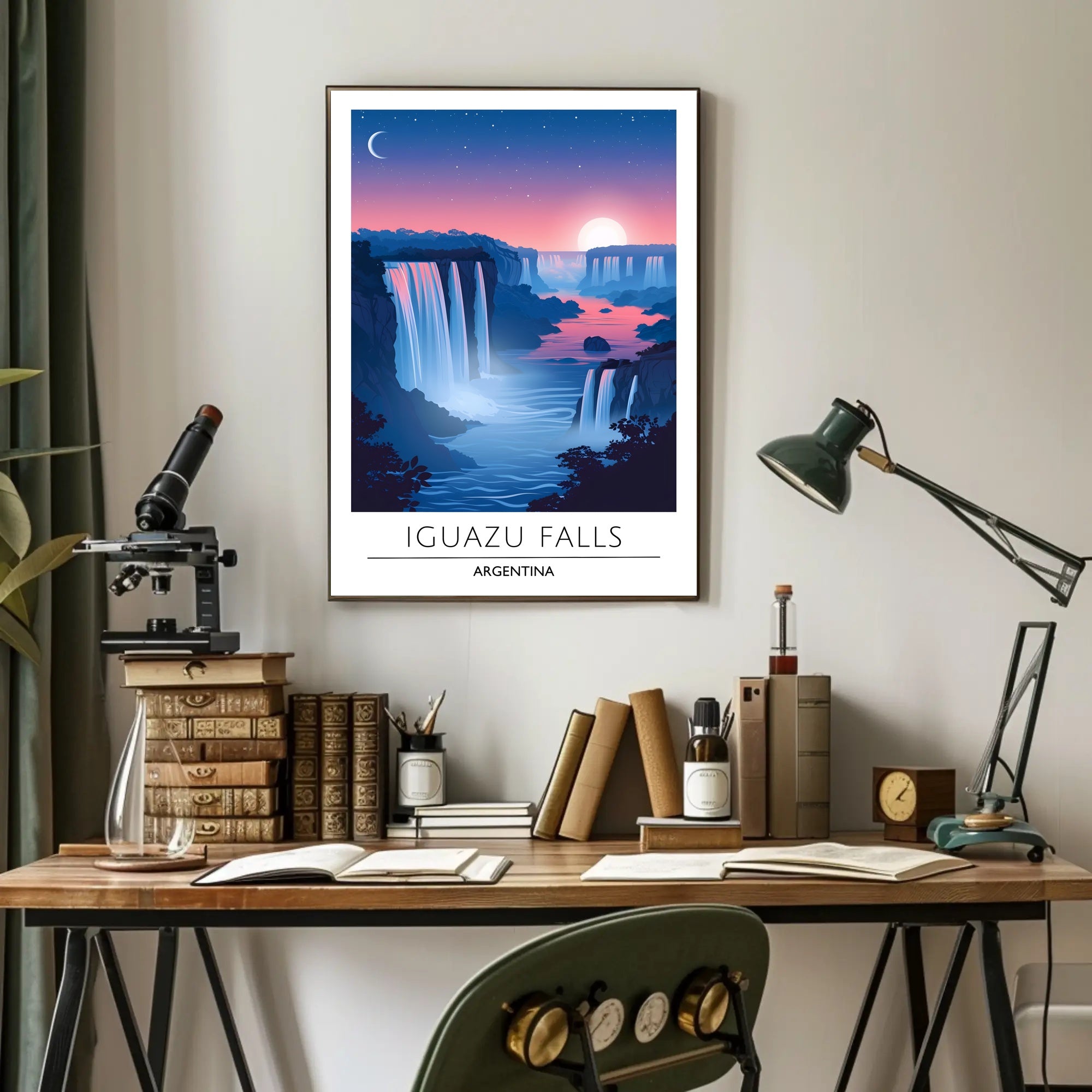 Iguazu Falls Dreamscape Travel Poster