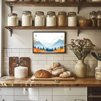 Autumn Mountain Landscape Poster