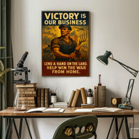 Victory is Our Business Poster
