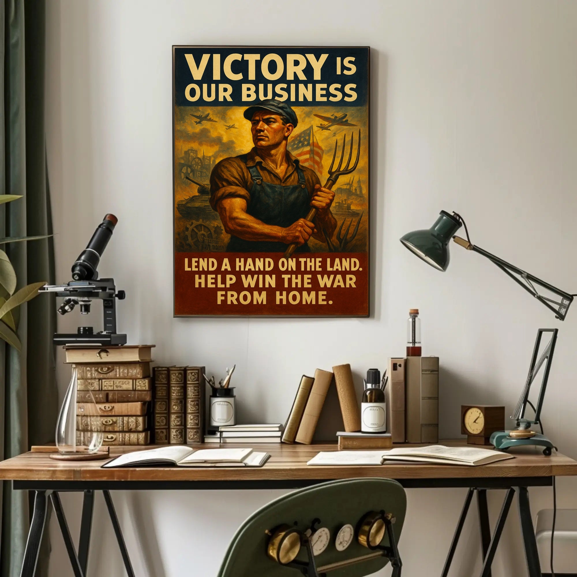 Victory is Our Business Poster