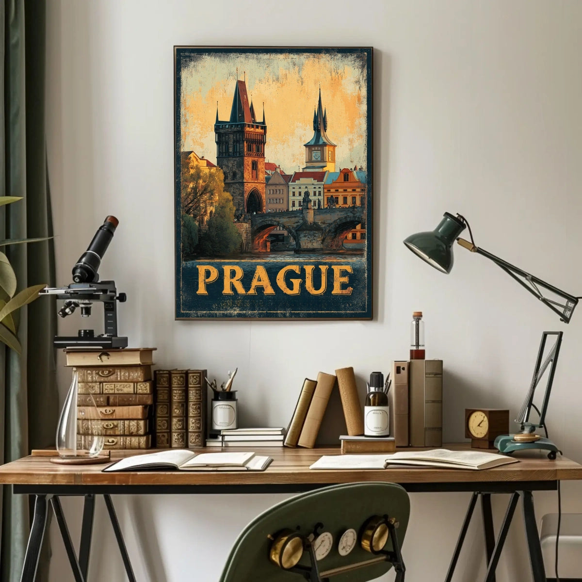 Prague A Timeless Cityscape Poster