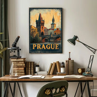Prague A Timeless Cityscape Poster