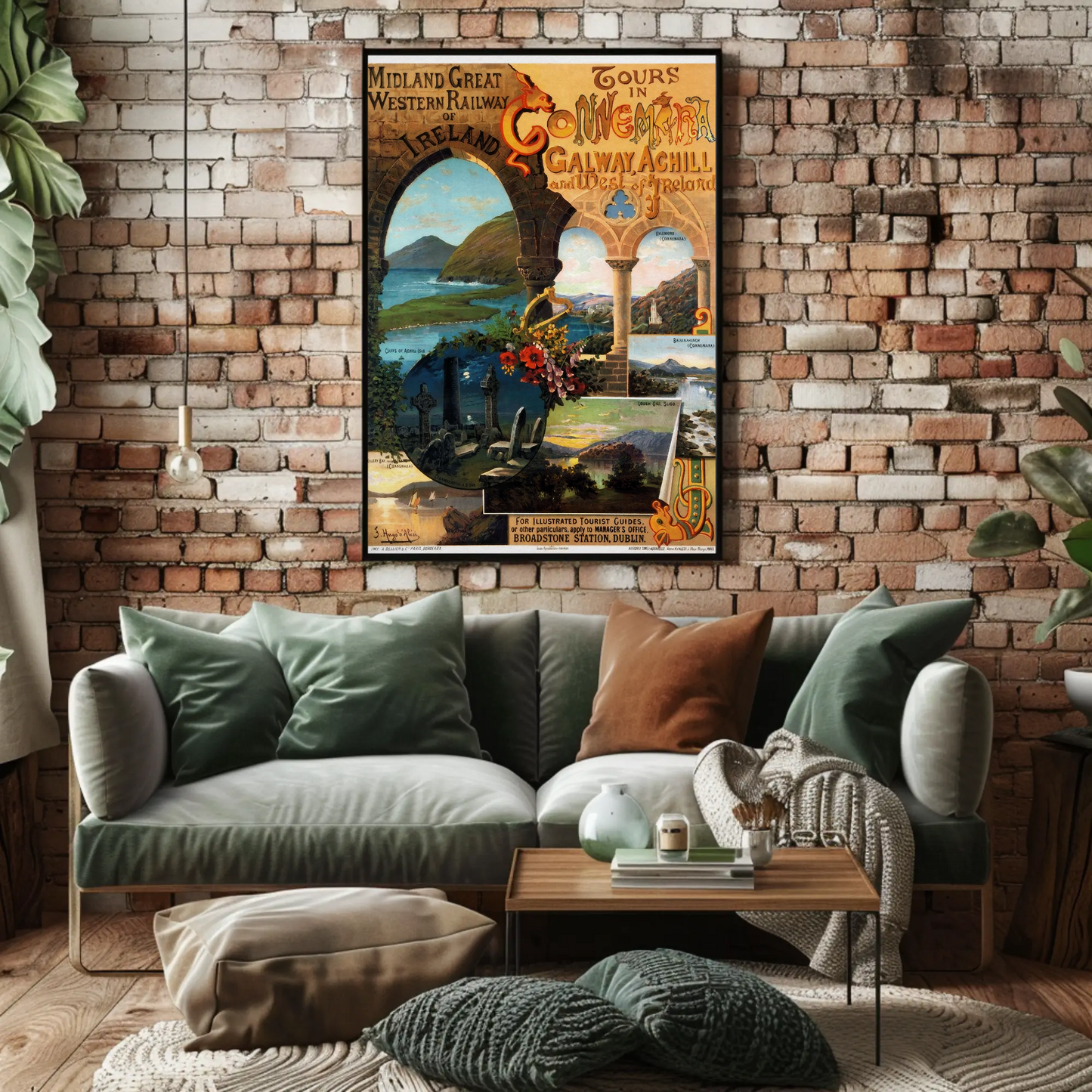 Vintage Poster - Ireland Connemara Tours