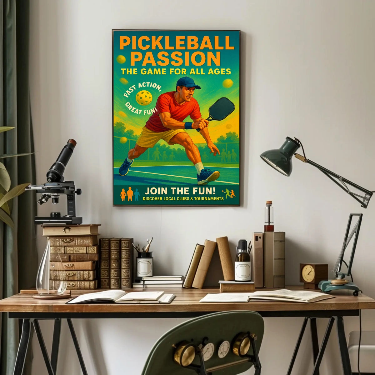 Pickleball Passion Poster