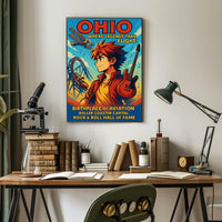 Ohio Where Legends Take Flight Poster