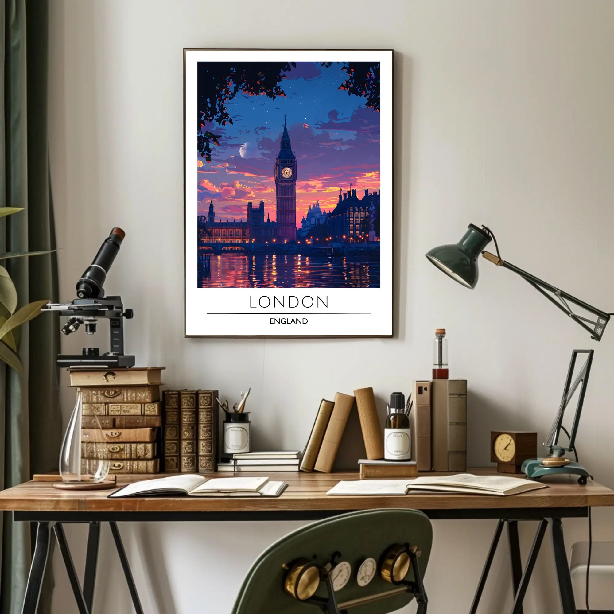 Big Ben Twilight London Urban or Cityscape Poster