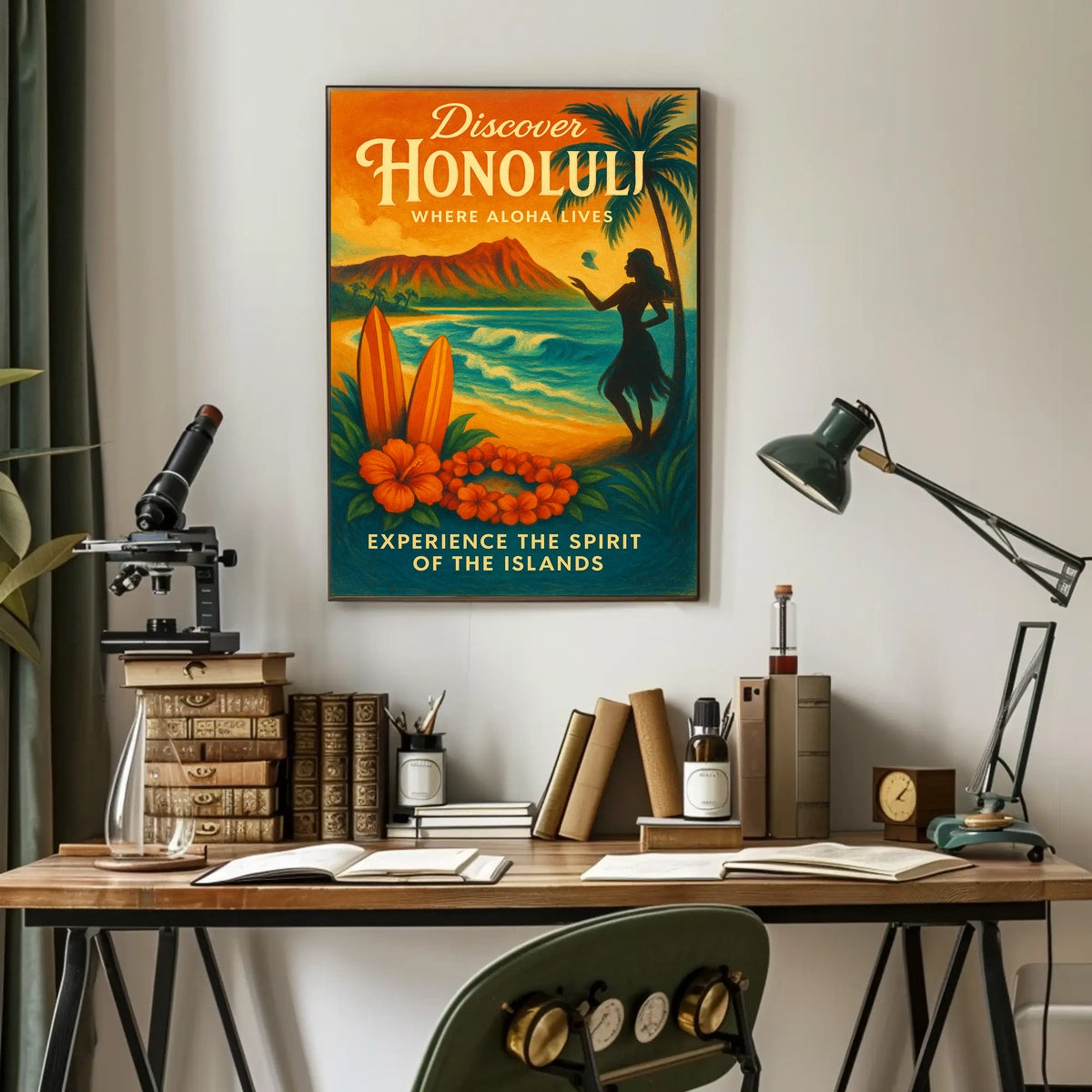 Discover Honolulu Experience The Poster