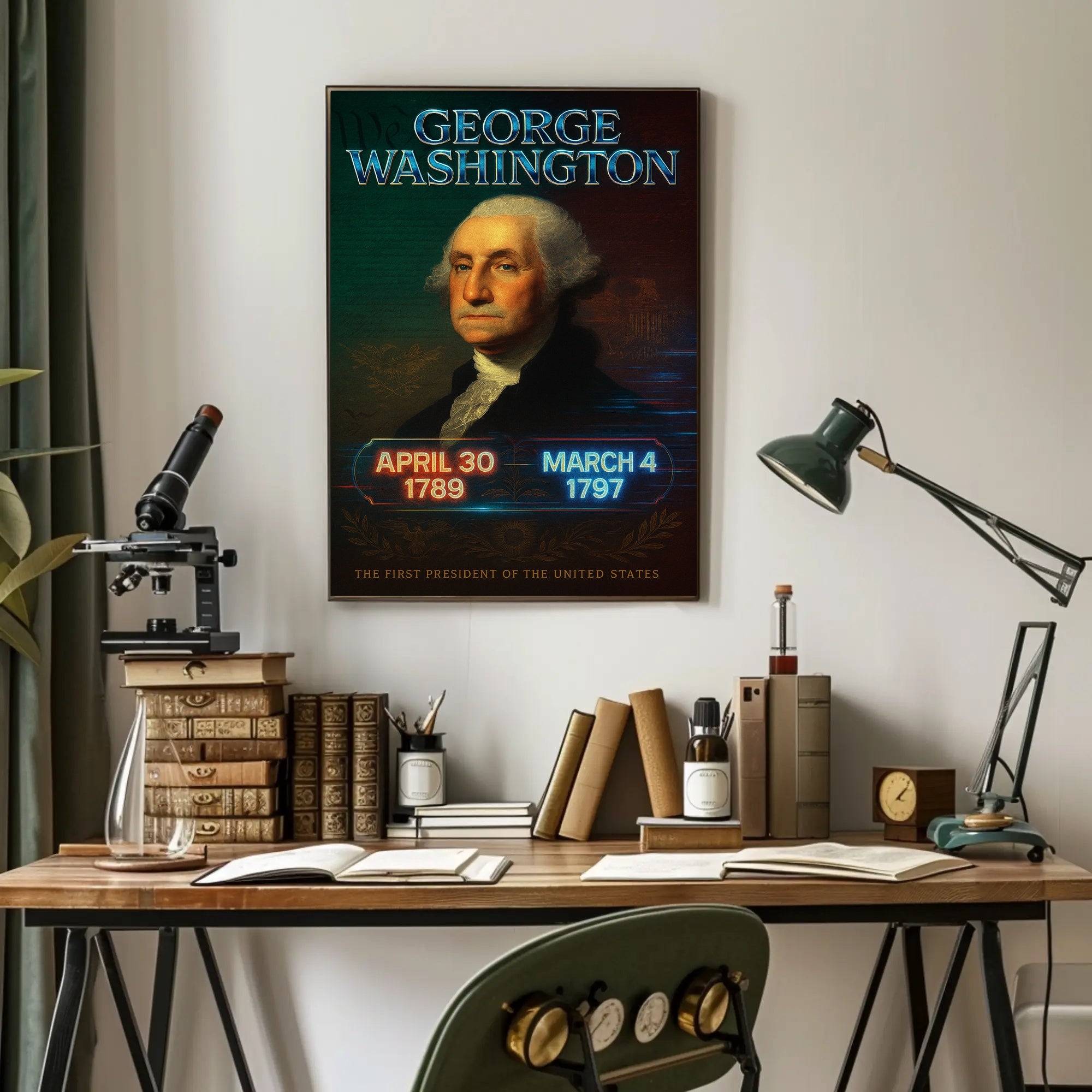 George Washington 1st President Poster PosterGoat