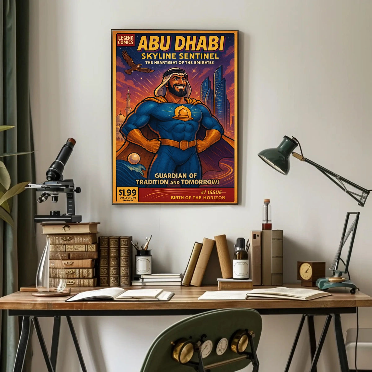 Skyline Sentinel of Abu Dhabi Poster