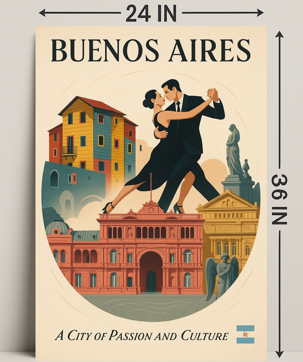 Buenos Aires City Of Passion And Culture Poster PosterGoat