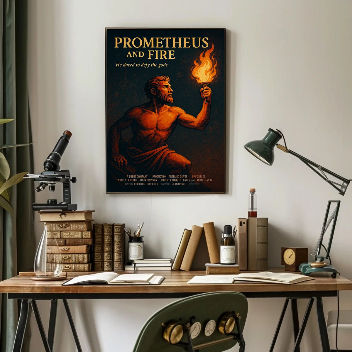 Prometheus and Fire Poster