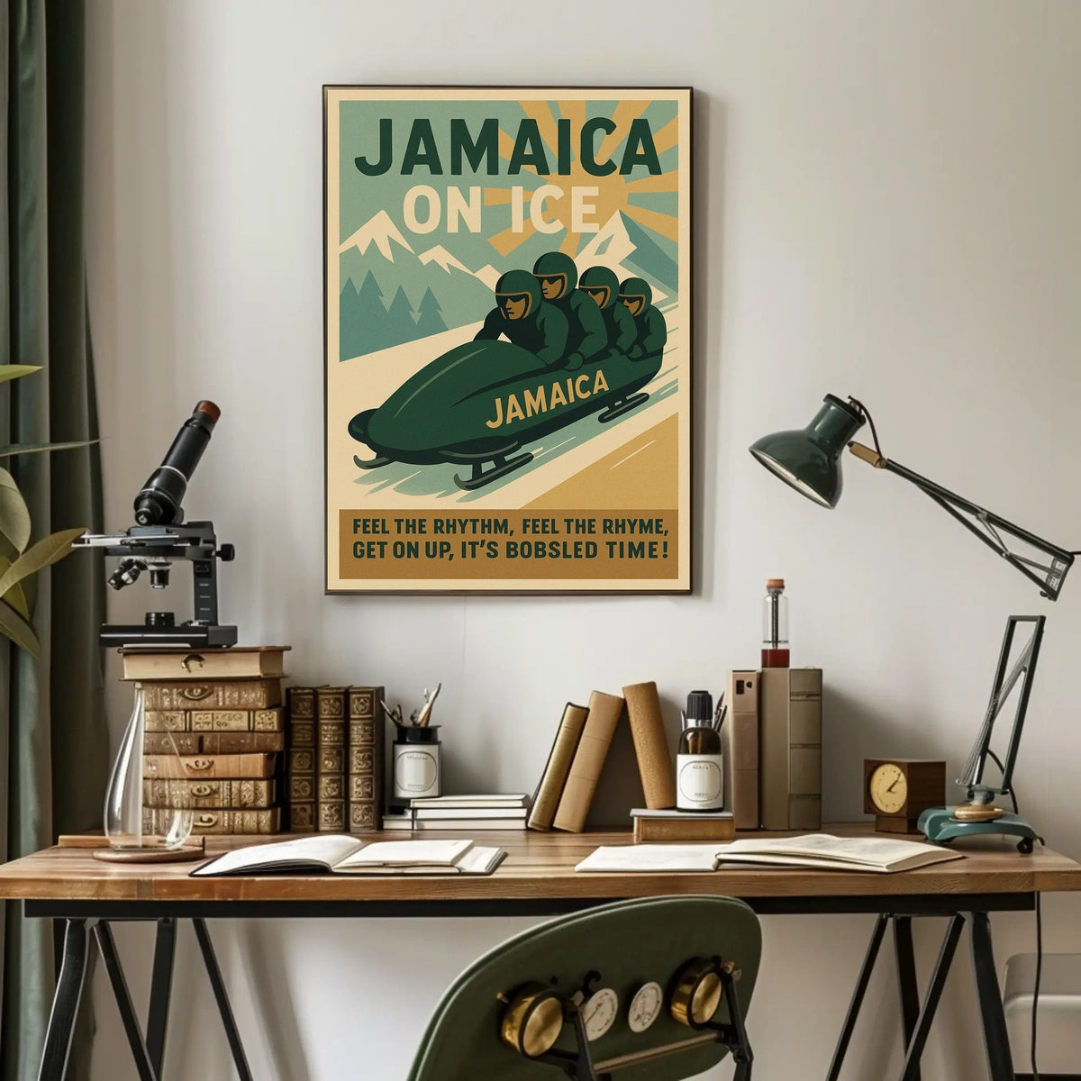 Jamaica on Ice Poster