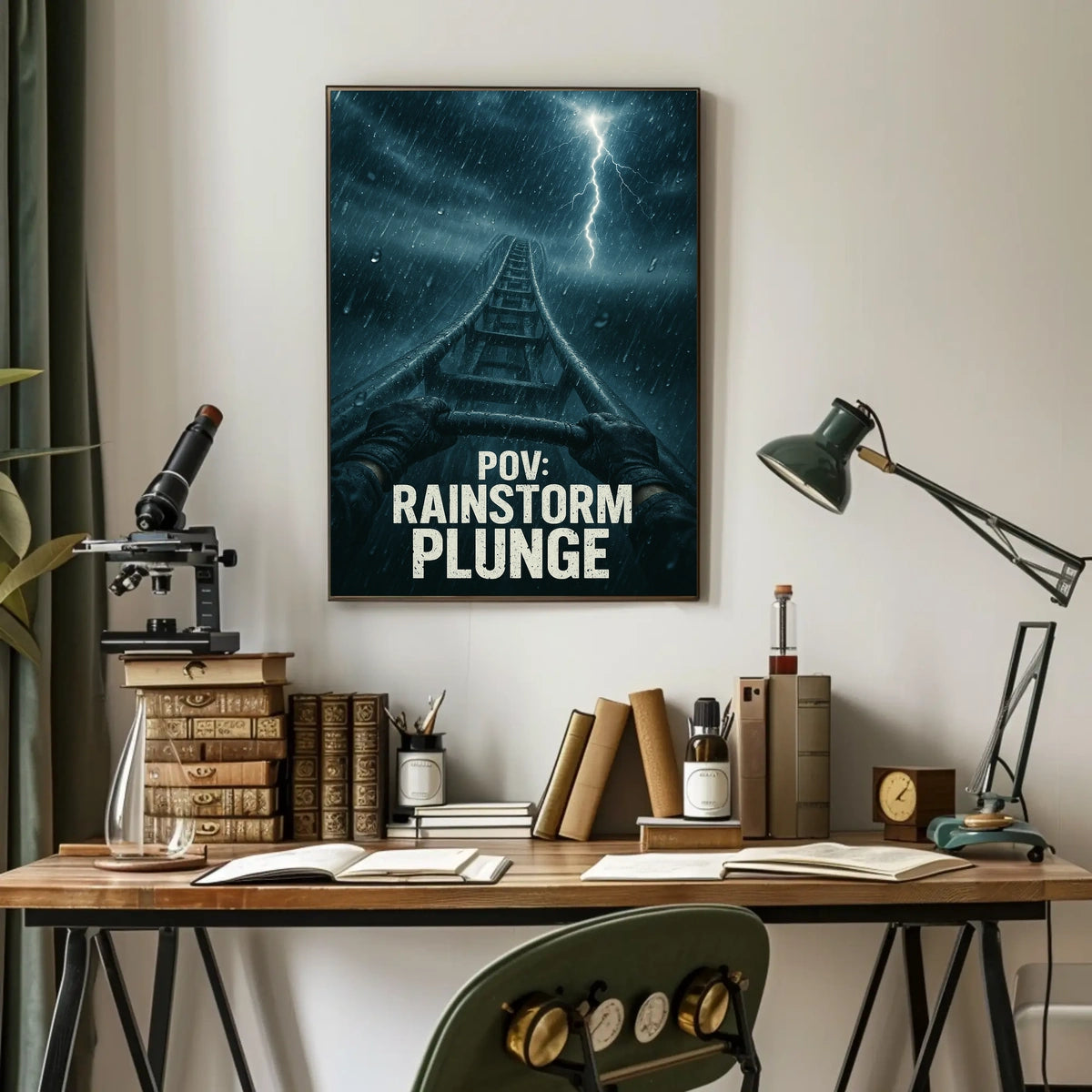 Rainstorm Plunge Poster