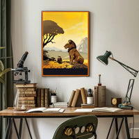 Guardians of the Savanna Poster