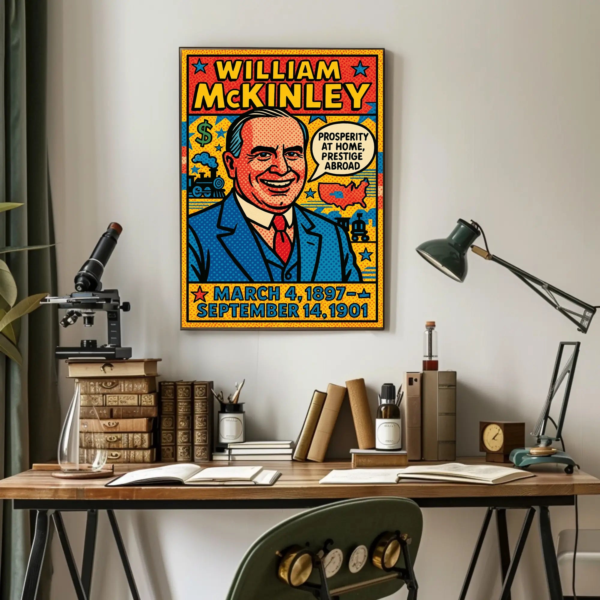 William McKinley 25th President Poster PosterGoat