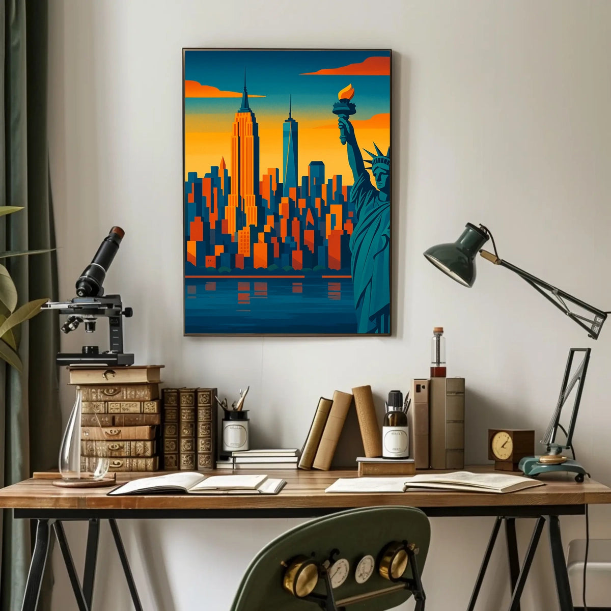 Iconic New York Skyline Poster