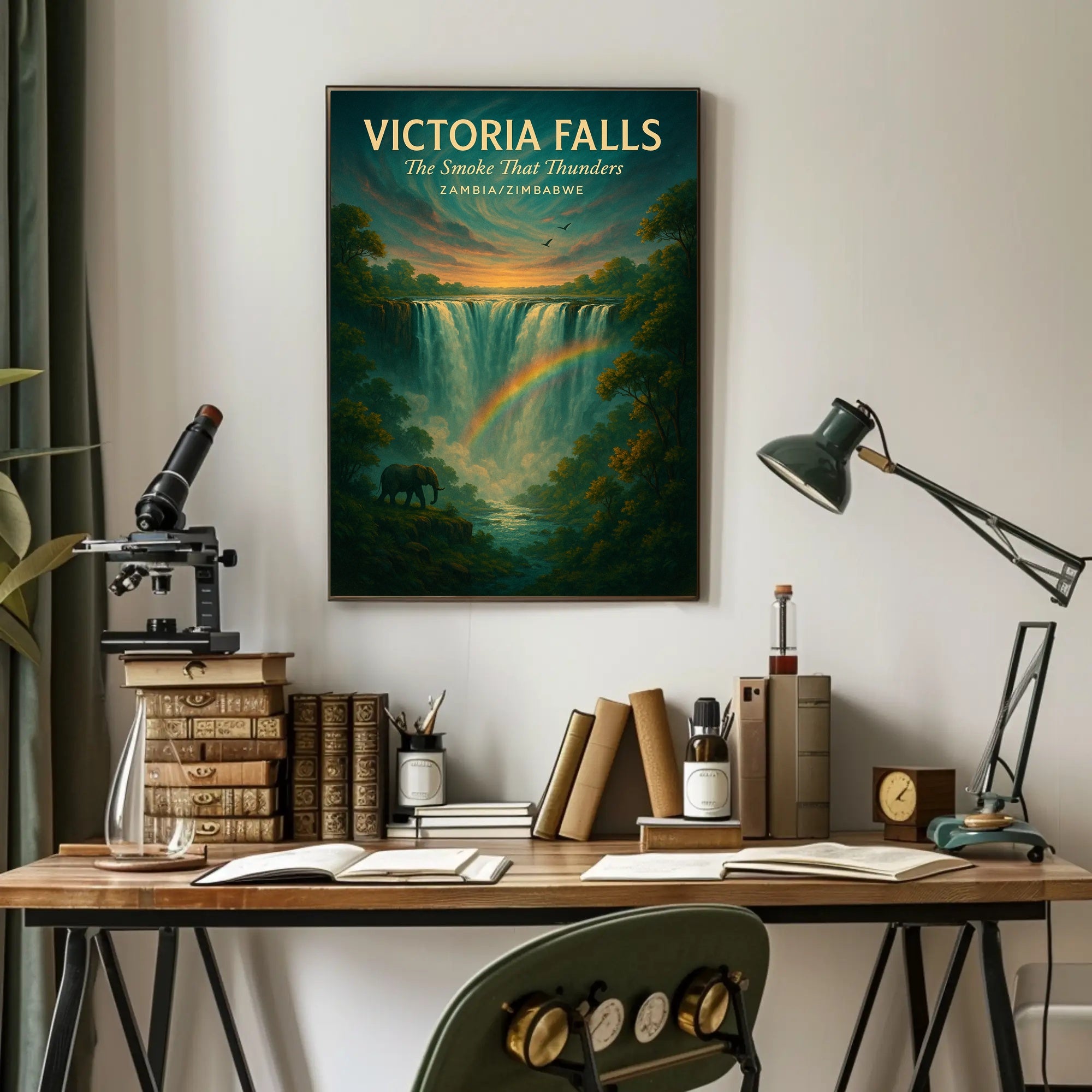 Victoria Falls The Smoke That Thunders Poster