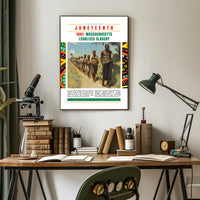 Black History Event: 1641 Slavery Legalization Educational Poster