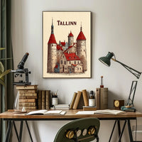 Tallinn A Historic Cityscape Poster