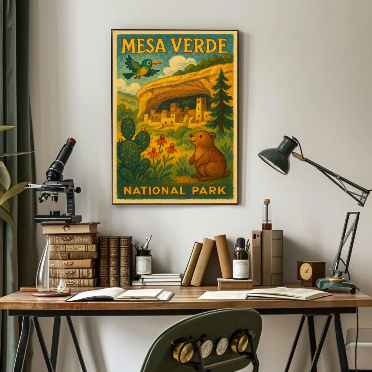 Mesa Verde Scenic Wanderlust Decor Poster