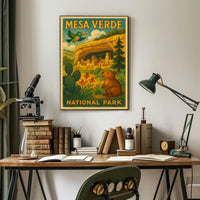 Mesa Verde Scenic Wanderlust Decor Poster