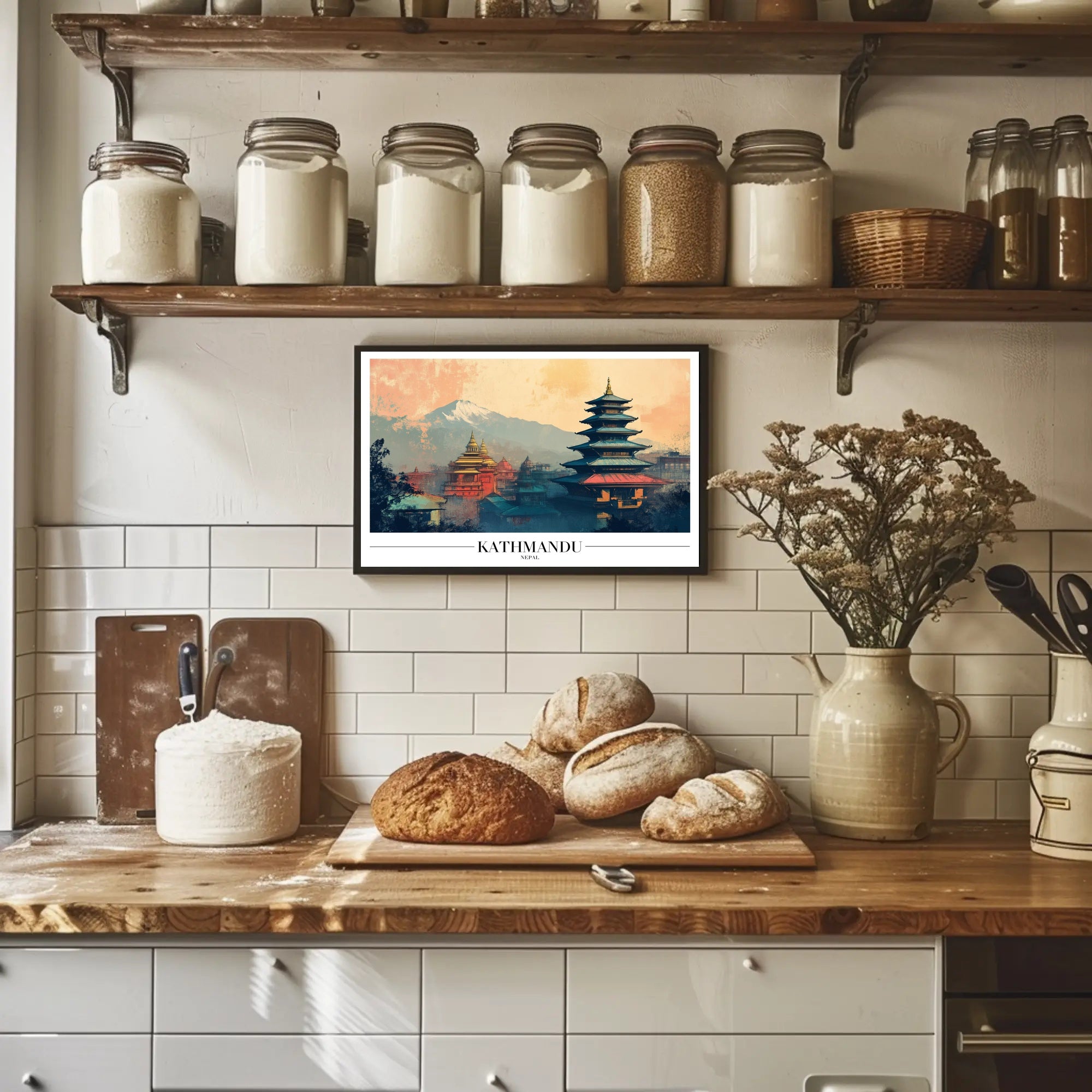 Kathmandu Cultural Heritage Scenic Poster