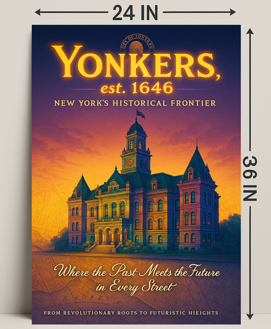 Yonkers New Yorks Historical Frontier Poster PosterGoat