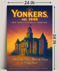 Yonkers New Yorks Historical Frontier Poster PosterGoat
