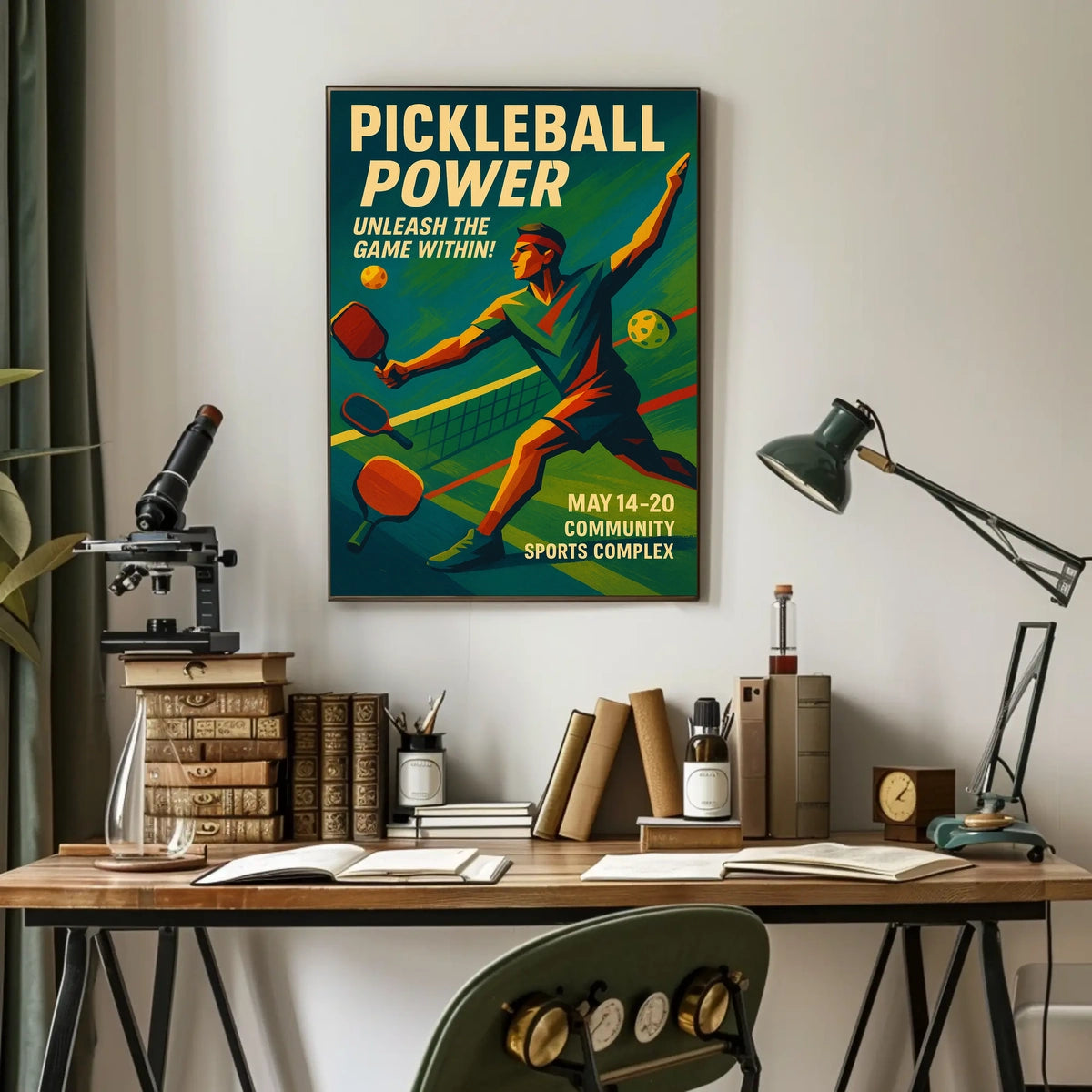 Pickleball Power Poster