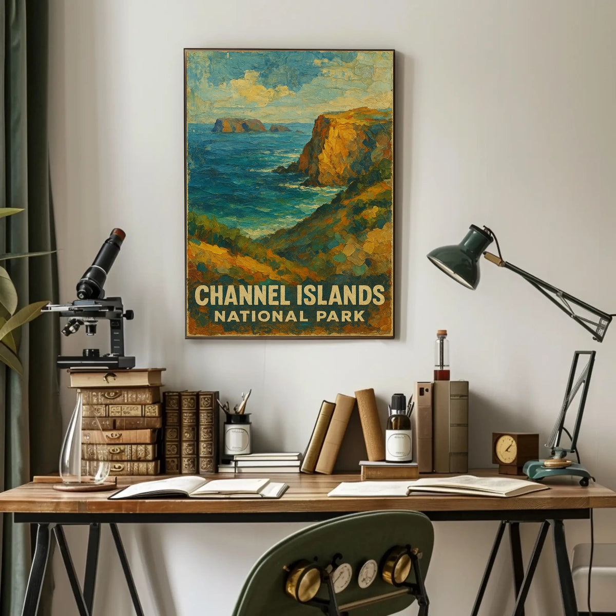 Channel Islands National Park Wanderlust Vintage Poster