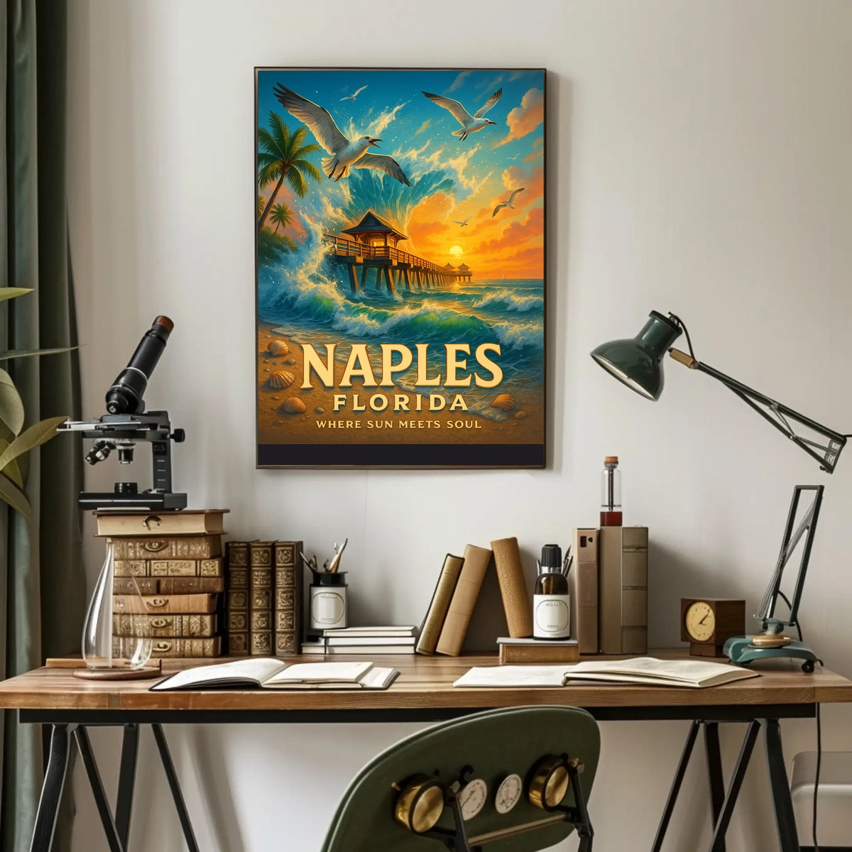 Naples, Florida Where Sun Meets Soul Poster