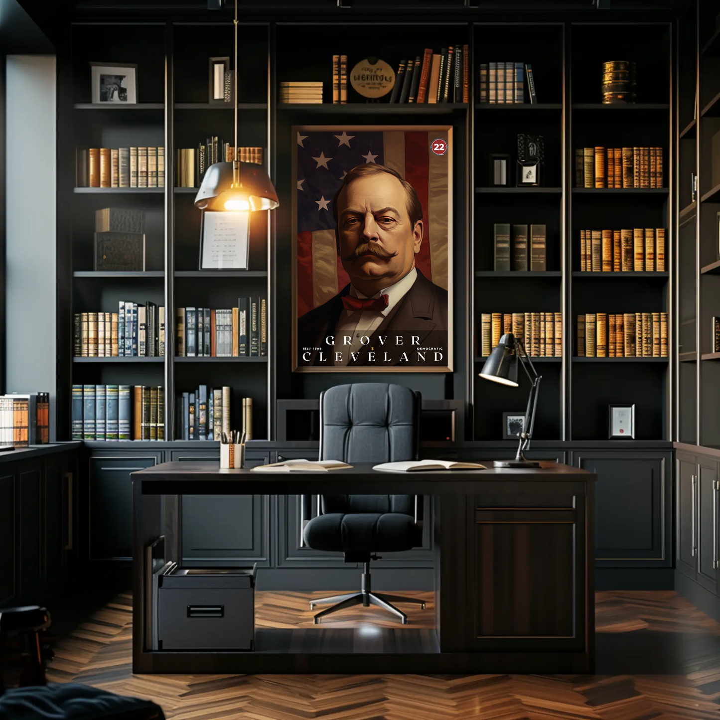Grover Cleveland 22nd President Of The United States Portrait