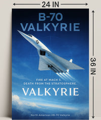 B-70 Valkyrie Poster PosterGoat