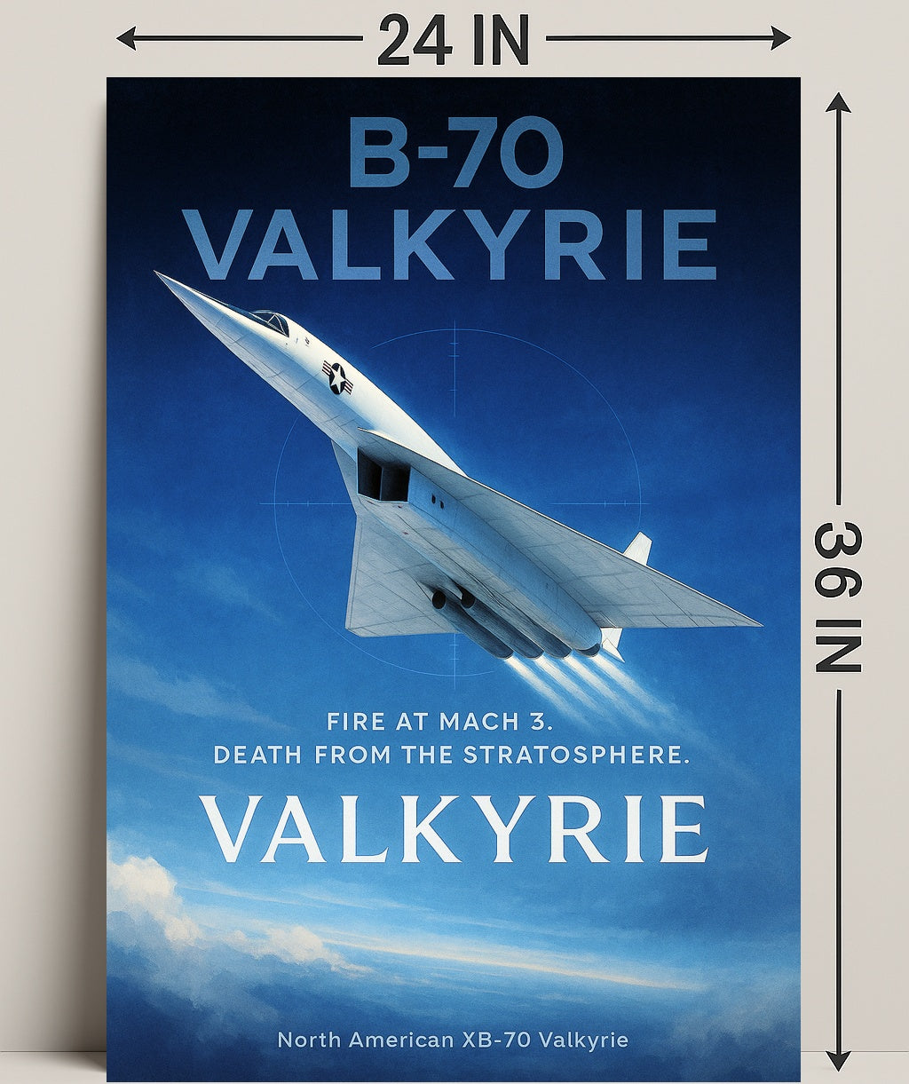 B-70 Valkyrie Poster PosterGoat