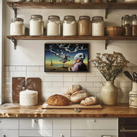 Futuristic Invention Abstract Surreal Art Sci-Fi Poster